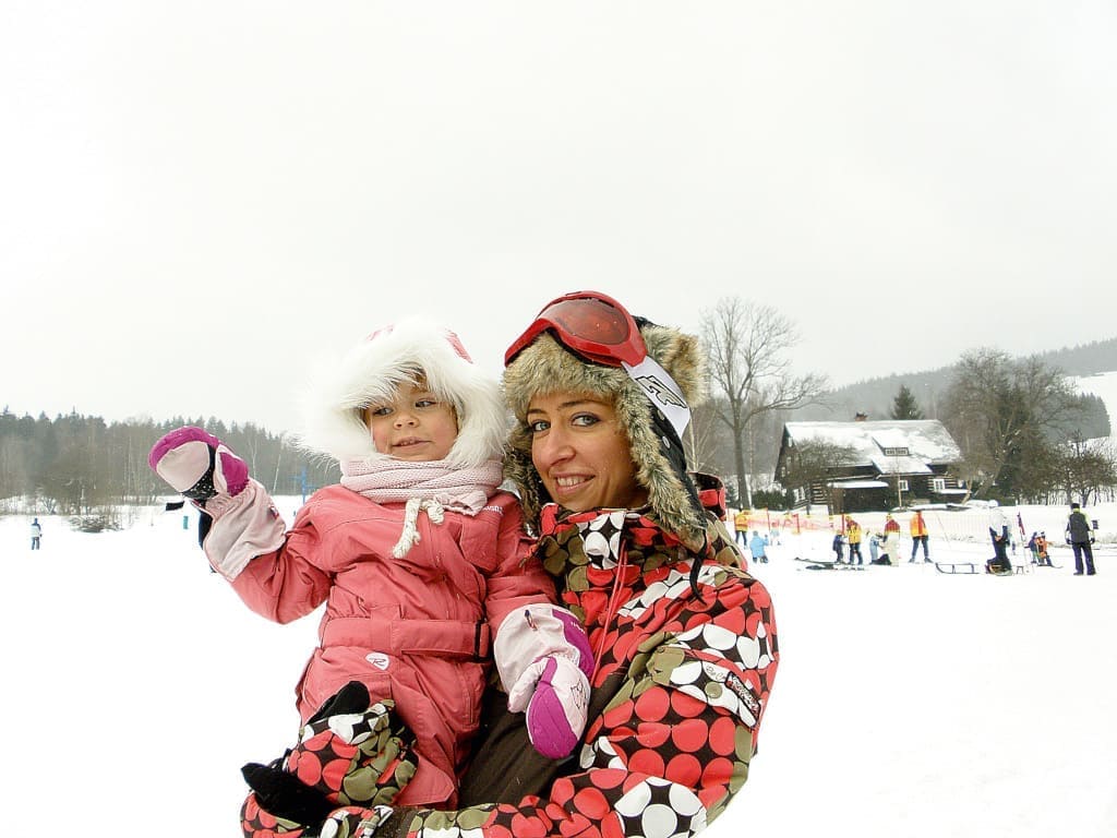 Rodzina Joanny Matkowskiej-Kominiak na ferie zimowe chętnie wybiera Czechy, gdzie panują idealne warunki do jeżdżenia i biegania na nartach.