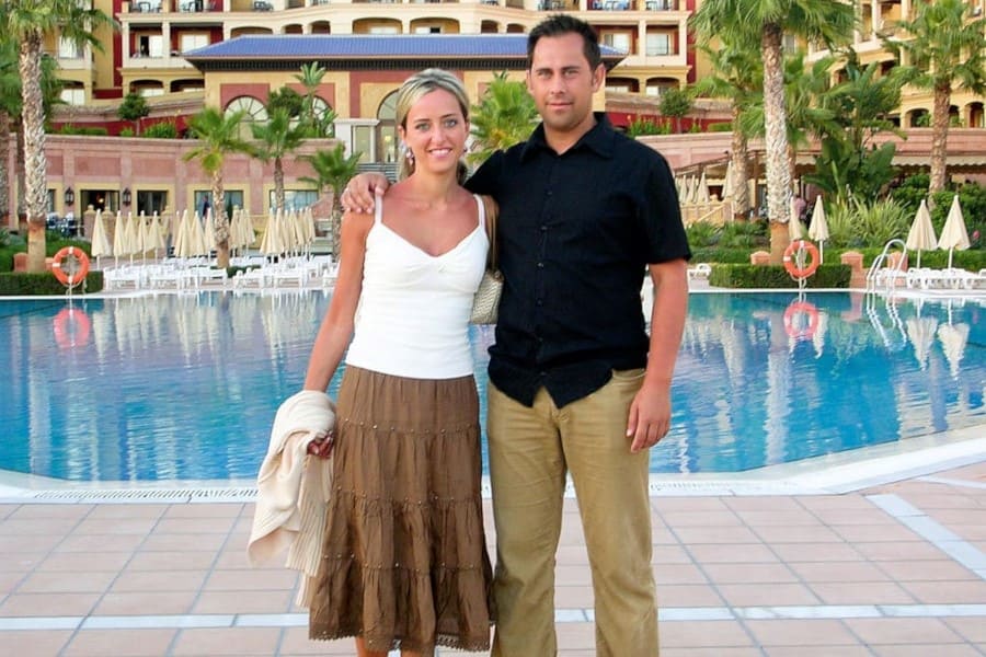 Mąż pani Joanny – Paweł jest jednocześnie jej przyjacielem i powiernikiem. Na zdjęciu: podczas wspólnych wakacji w Hiszpanii.