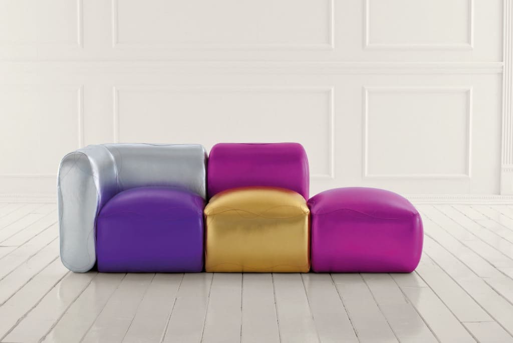 Kolory ożywiają świat – najlepszym przykładem jest sofa „Kivas” dla firmy Valdichenti.