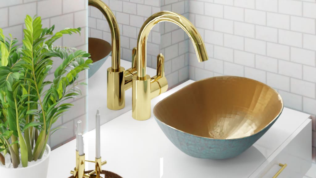 Subtelna aranżacja łazienki - projekt Natalii Wojtasik - wyróżnienie ex aequo w konkursie Cerames.