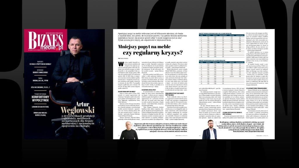Co w listopadowym wydaniu BIZNES.meble.pl?