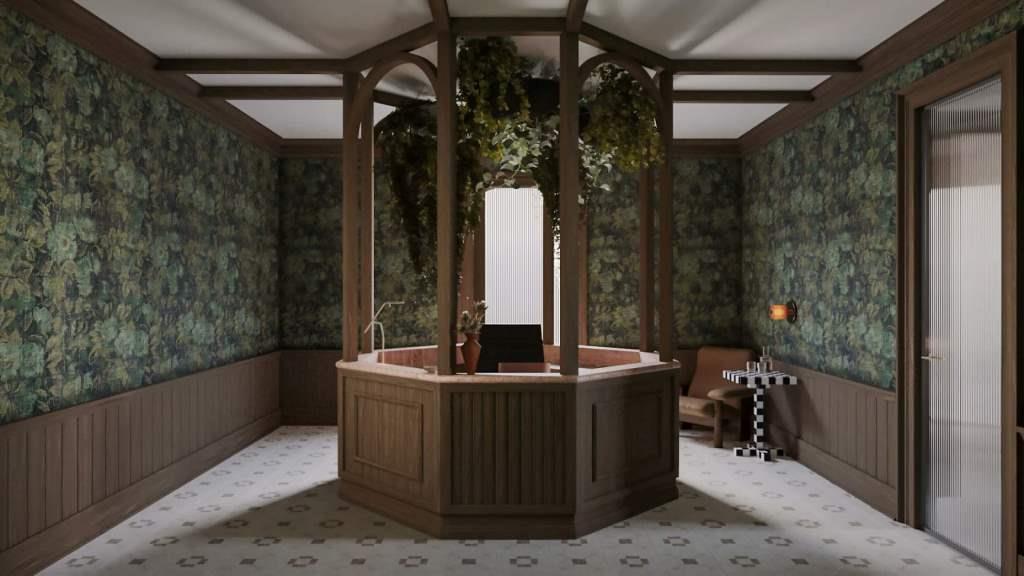 Luksusowy gabinet SPA, proj. Hanna Pietras.