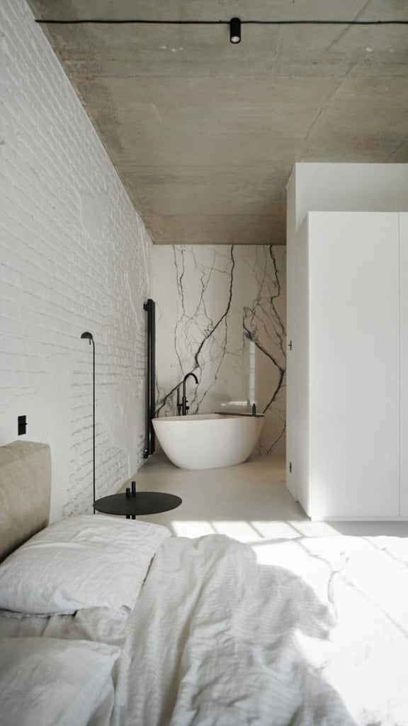 Apartament w miejskim stylu. Proj. EFEM STUDIO. Fot. Filip Mienkina.