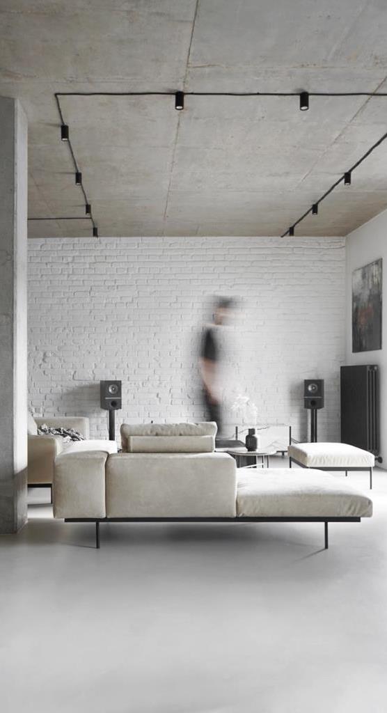 Apartament w miejskim stylu. Proj. EFEM STUDIO. Fot. Filip Mienkina.