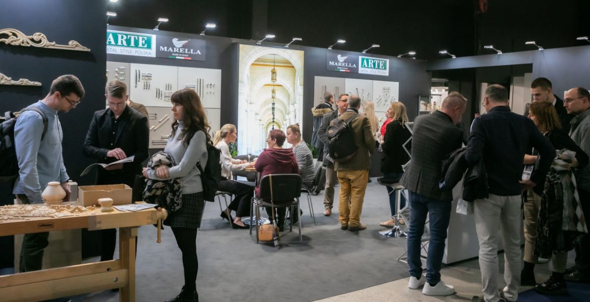 Stoisko Arte Metal Style, dystrybutora Marella Design na targach Warsaw Home 2023