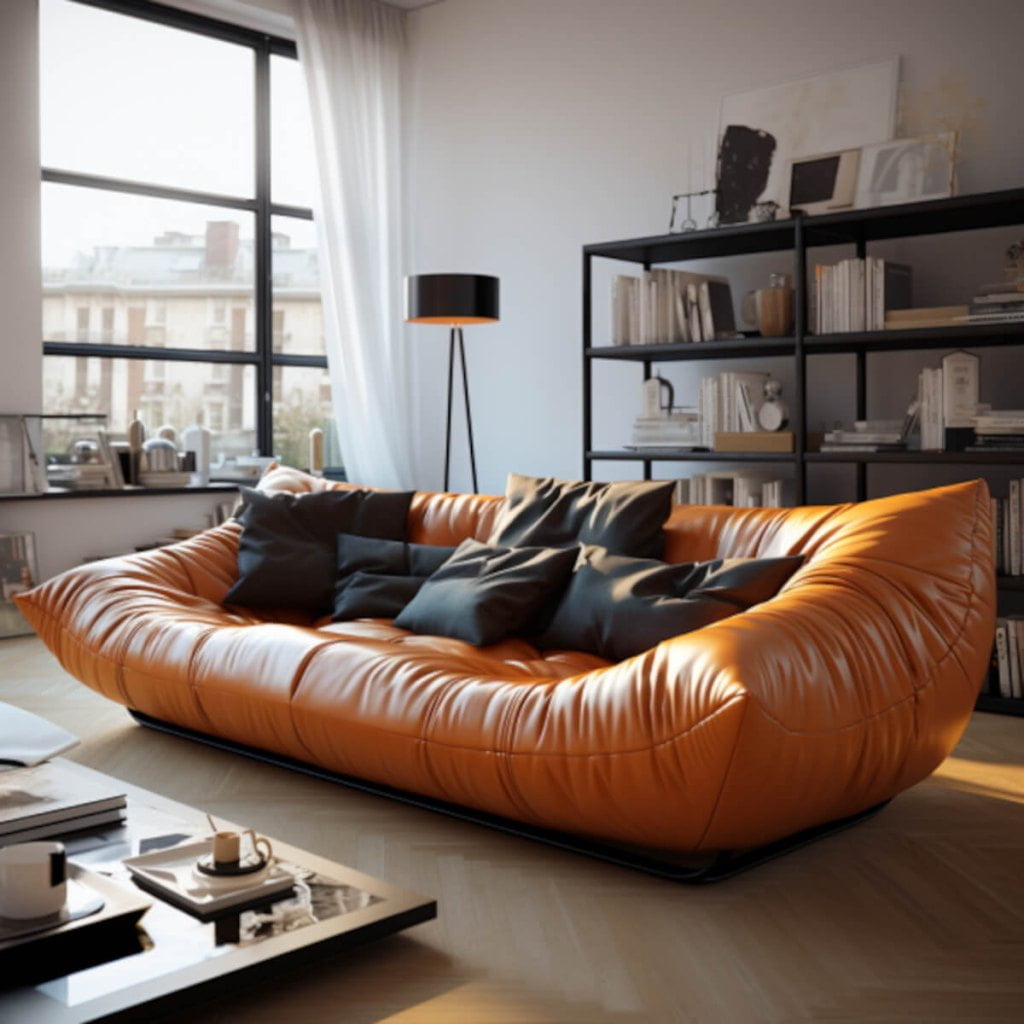 Uwalls - pomarańczowa fofa w salonie