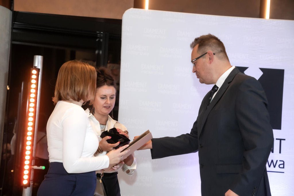 Pierwszy z dwóch Diamentów Meblarstwa dla GTV Poland odebrała Ewa Wilczyńska.