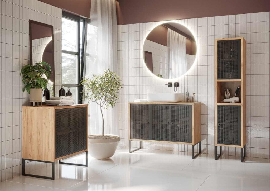 Nowa kolekcja mebli łazienkowych Fiora marki NAS.