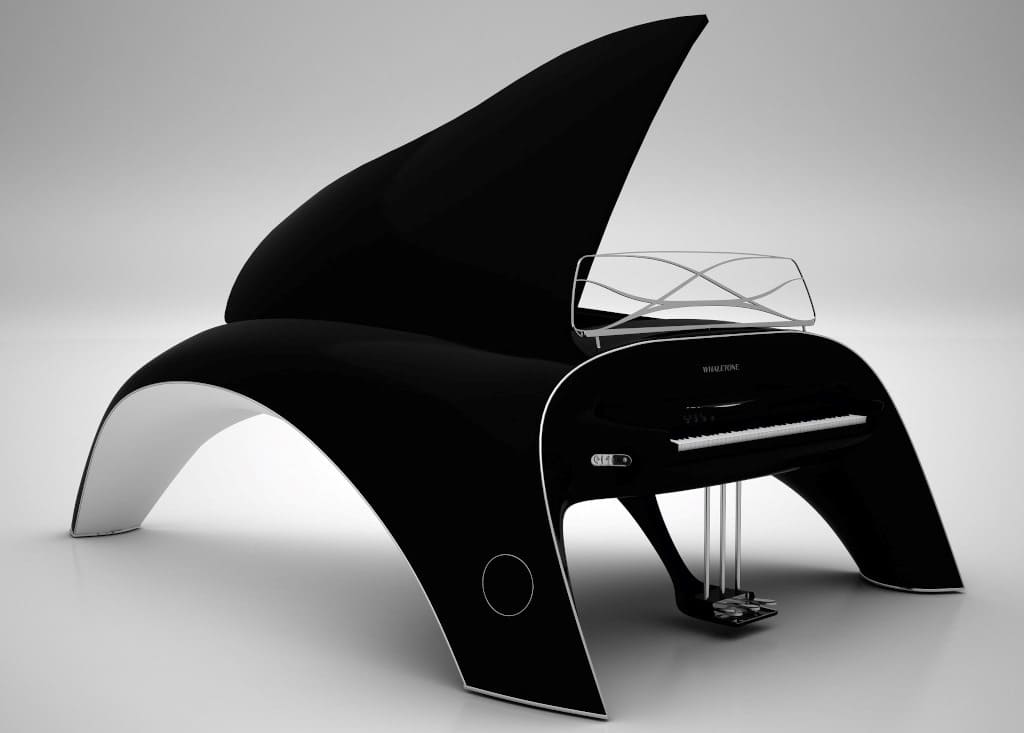 Zoomorficzne, monumentalne, budzące respekt oblicze natury było inspiracją dla Roberta Majkuta przy tworzeniu fortepianu „Whaletone” (proj. Robert Majkut Design, prod. Whaletone).