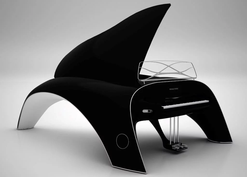 Zoomorficzne, monumentalne, budzące respekt oblicze natury było inspiracją dla Roberta Majkuta przy tworzeniu fortepianu „Whaletone” (proj. Robert Majkut Design, prod. Whaletone).