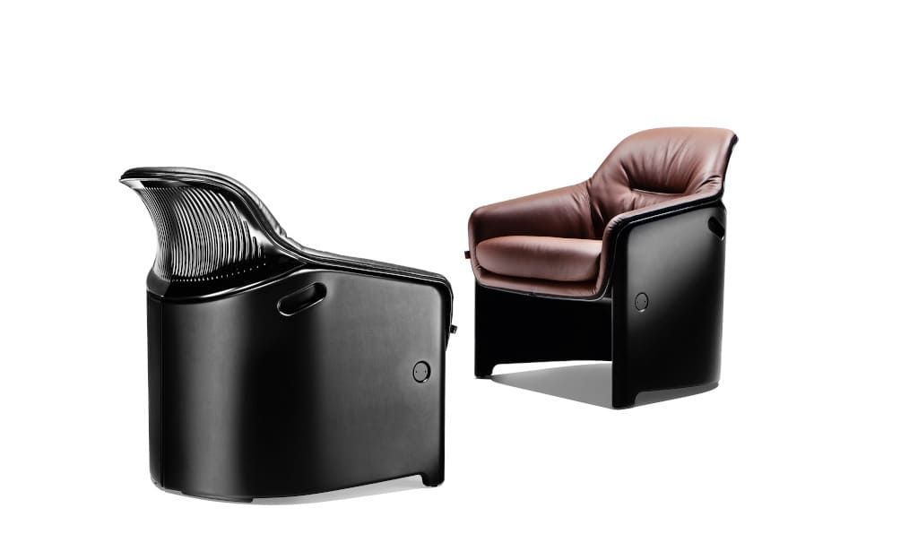 Fotele „Avus”, proj. Konstatntin Grcic, prod. Plank są inspirowane stylistyką lat 80.