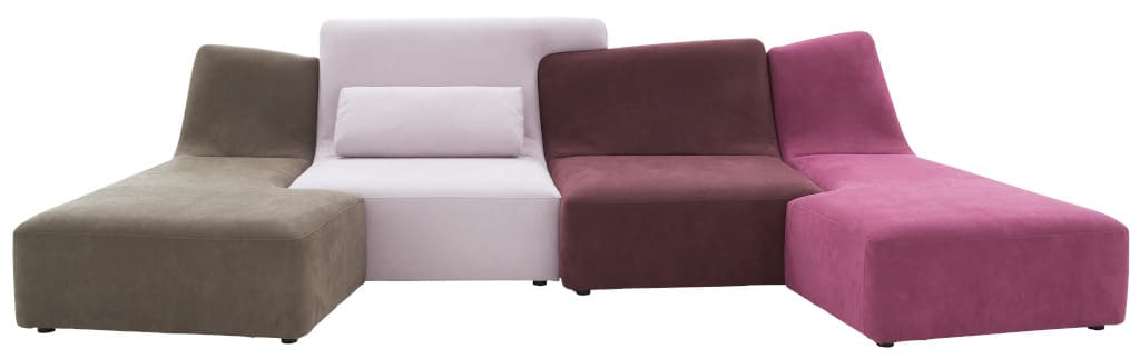 Sofą „Confluences” (prod. Ligne Roset) Philippe Nigro wykreował nowy trend w projektowaniu mebli wypoczynkowych.