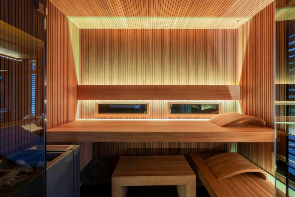 Dom ze strefą wellness - sauna.