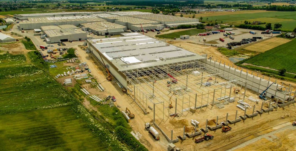Hale COM40 w Ociążu, realizacja Antczak Construction - należąca do FB Antczak.