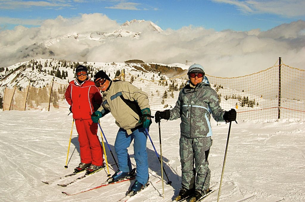 Jak nie można jeździć rowerem, to się jeździ na nartach.