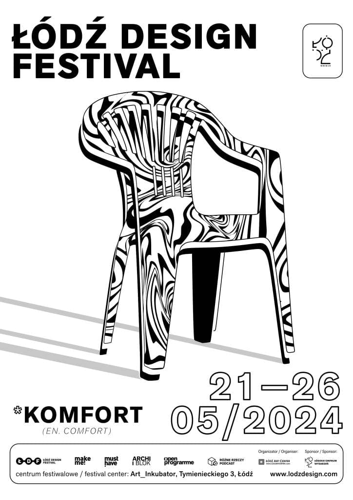 Plakat Łódź Design Festival 2024.