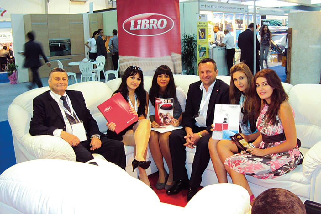 Na stoisku Libro podczas targów w Bejrucie.