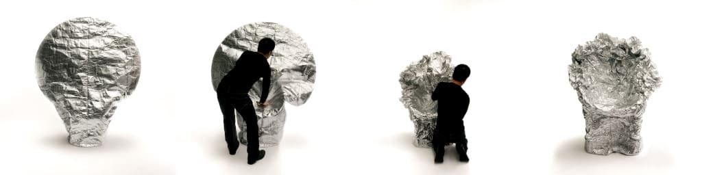 Tak wyglądają poszczególne etapy „ubierania” krzesła „Memory” (prod. Moroso).