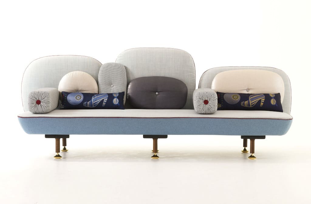 Sofa dla współczesnej księżniczki – „My Beautiful Backside” (proj. DoshiLevien, prod. Moroso).