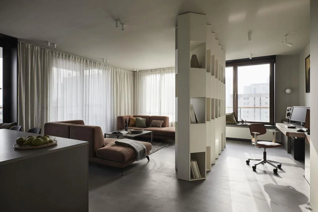 Męski azyl - Perfect apartment, proj. JAM KOLEKTYW. Fot. Jola Skóra.