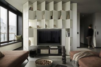 Męski azyl - Perfect apartment, proj. JAM KOLEKTYW. Fot. Jola Skóra.