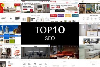 Najlepsze pod względem SEO strony www, wybrane z 20 stron największych producentów mebli w Polsce.