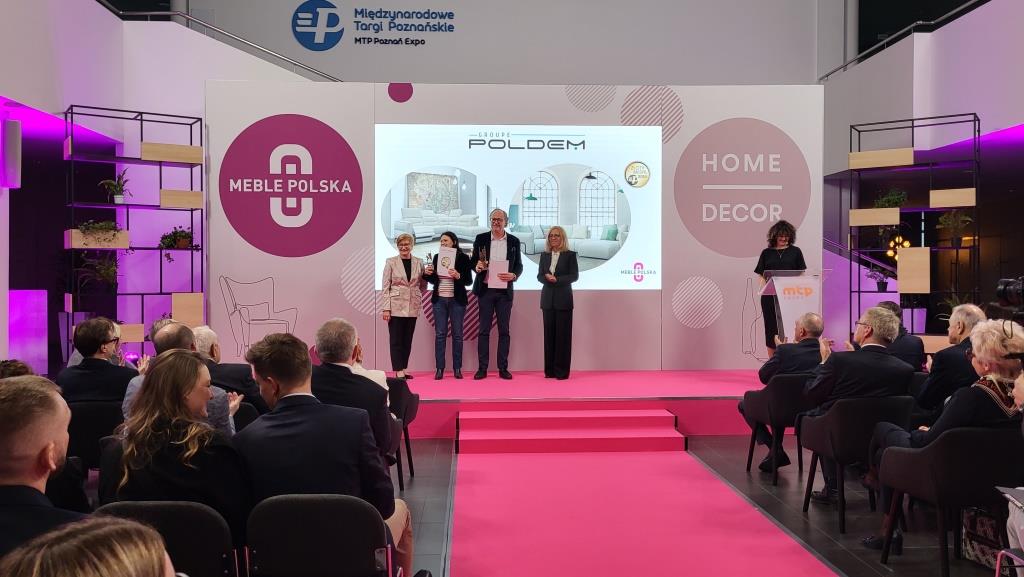 Złote Medale Grupy MTP - MEBLE POLSKA 2024 - Grupa Poldem.