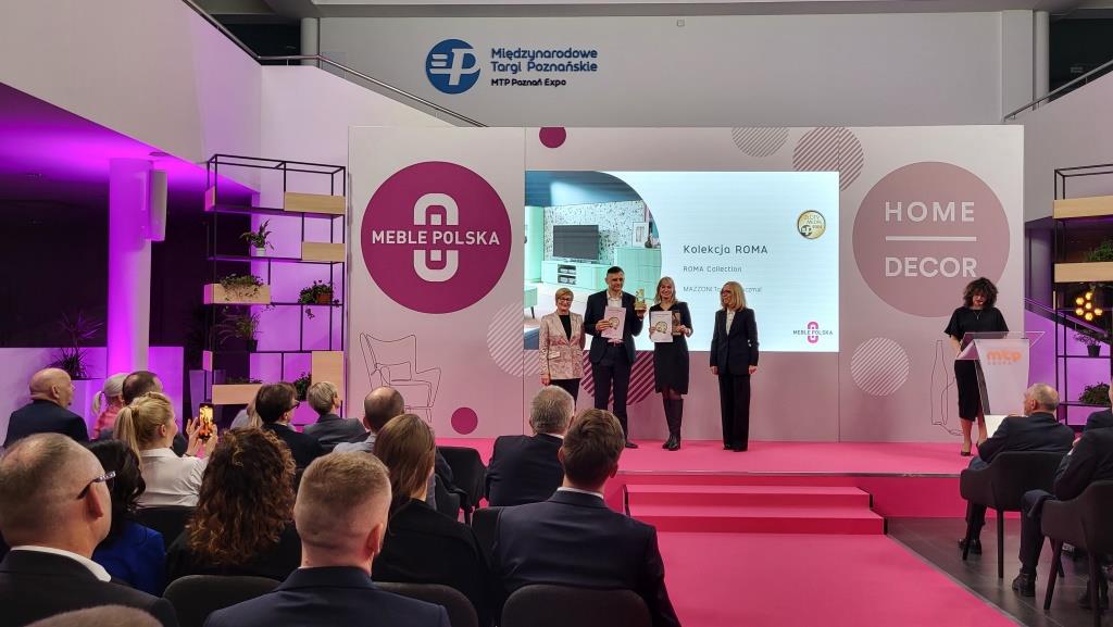Złote Medale Grupy MTP - MEBLE POLSKA 2024 - Mazzoni.