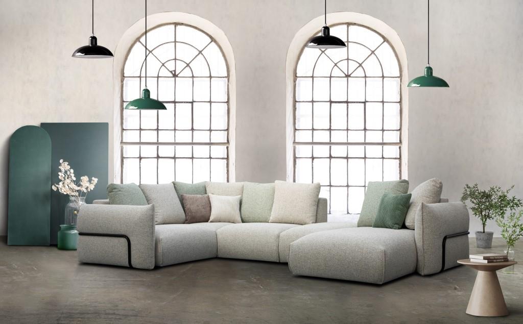 DIXON – wielomodułowy układ narożny – STELLA Sp. z o.o. Grupa POLDEM - Złoty Medal MTP na targach MEBLE POLSKA 2024.