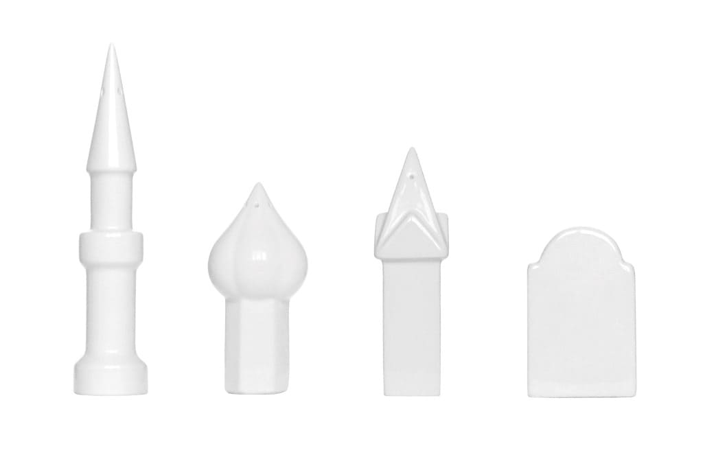 Na zestaw „Teste of Diversity” składają się 4 pojemniki na przyprawy w intrygujących kształtach wieżyczek kościoła, minaretu, cerkwi oraz macewy.