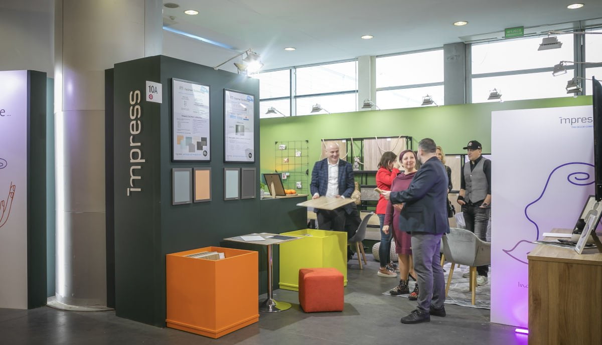 Stoisko Impress Decor Polska na targach Meble Polska 2024