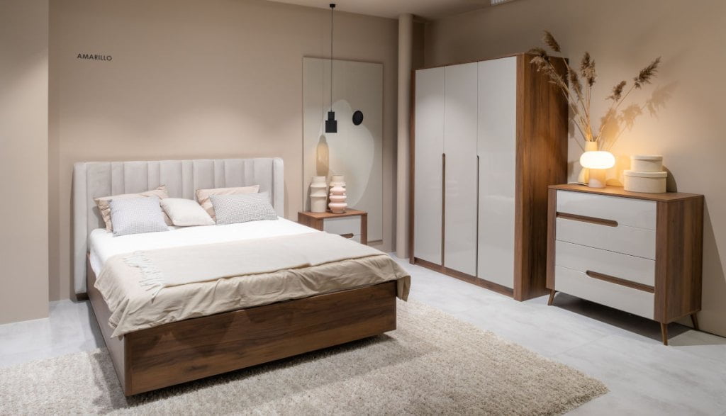 Zestaw Amarillo z oferty Meble Wójcik na targach Meble Polska 2024