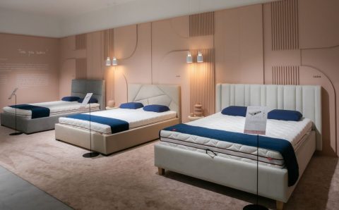 Łóżka z oferty Meble Wójcik na targach Meble Polska 2024