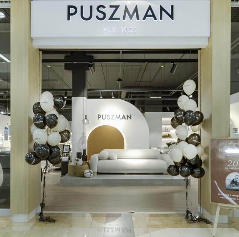 Nowy showroom marki Puszman w Galerii Polskie Meble w Poznaniu.