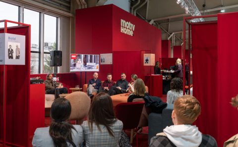 Motiv Home spotkanie z projektantami, prowadzenie Anna Domin na targach Meble Polska 2024