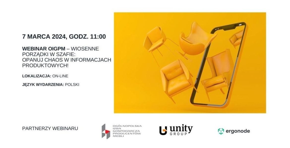 Czym są informacje produktowe i jak nimi zarządzać - tego dowiedzą się uczestnicy webinaru OIGPM i Unity Group.