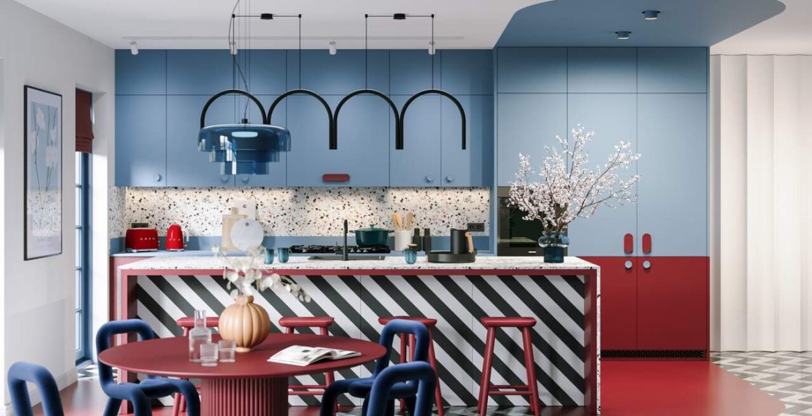 Najlepsze projekty wnętrz - Wyróżnienie Strefa Kuchenna - autor Yauheni Baturytski - pracownia Yauheni Baturytski Swiborg.