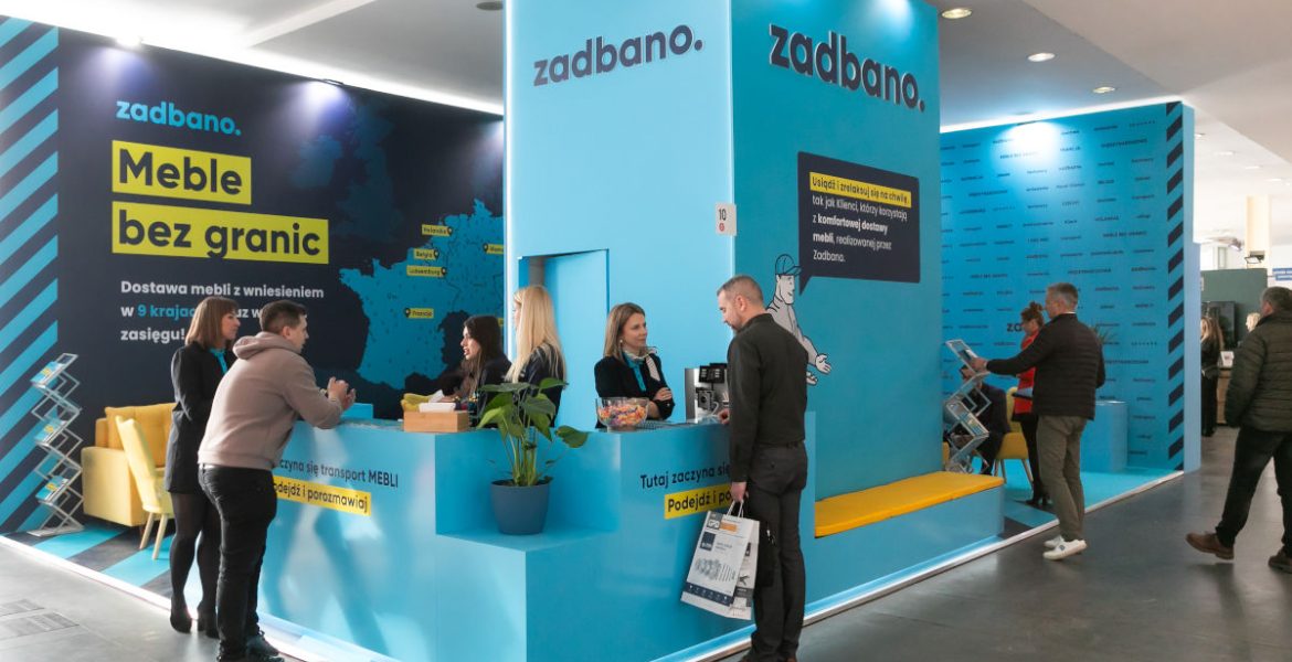 Stoisko firmy Zadbano na targach Meble Polska 2024