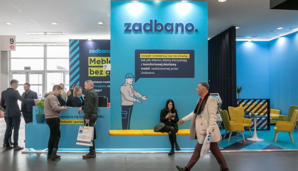 Stoisko firmy Zadbano na targach Meble Polska 2024