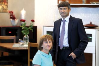 Dorota i Andrzej Binkowscy, właściciele firmy Mebin.