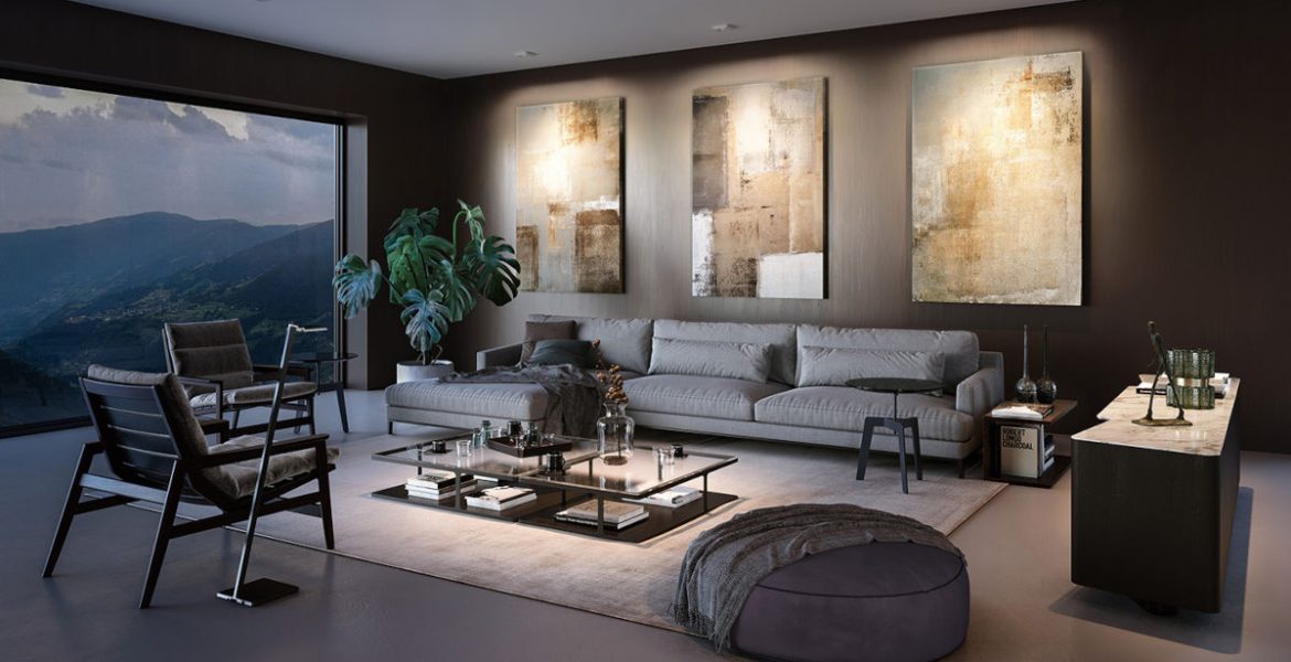 Hafele - system Nimbus w salonie