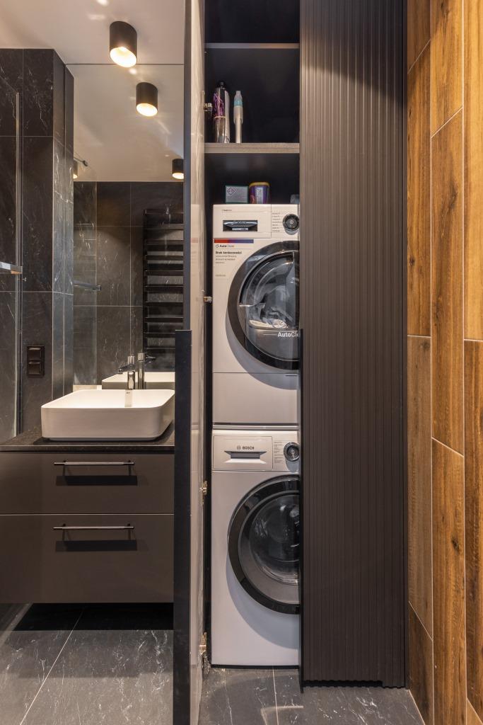 Łazienka w stylu modern classic.