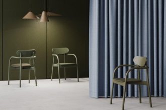 Nowa paleta kolorów Paged Meble w Mediolanie to koncepcja autorstwa Mai Ganszyniec. Na zdjęciu La Benda, proj. Pedro Salgado.