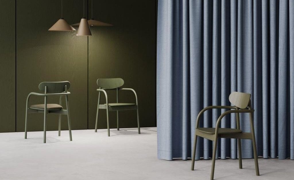 Nowa paleta kolorów Paged Meble w Mediolanie to koncepcja autorstwa Mai Ganszyniec. Na zdjęciu La Benda, proj. Pedro Salgado.