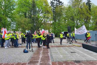 Protest Branży Drzewnej - Białystok - 16 kwietnia 2024 r.