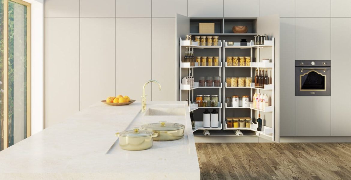 REJS - cargo Maxi Space Duo PURO w białej kuchni