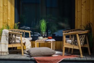 Kolekcja mebli ogrodowych Ribbon, autorzy projektu: Szymon Hanczar, Przemysław Słowik (hanczar.studio).