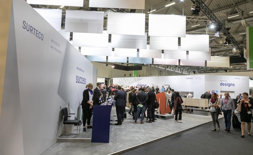 Stoisko SURTECO GROUP na targach interzum 2019.