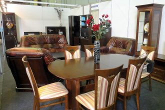 W czerwcowym targach mebli w Ałmaty (Kazachstan) na wspólnym stoisku zaprezentowały się marki Helvetia Meble i Bydgoskie Meble.