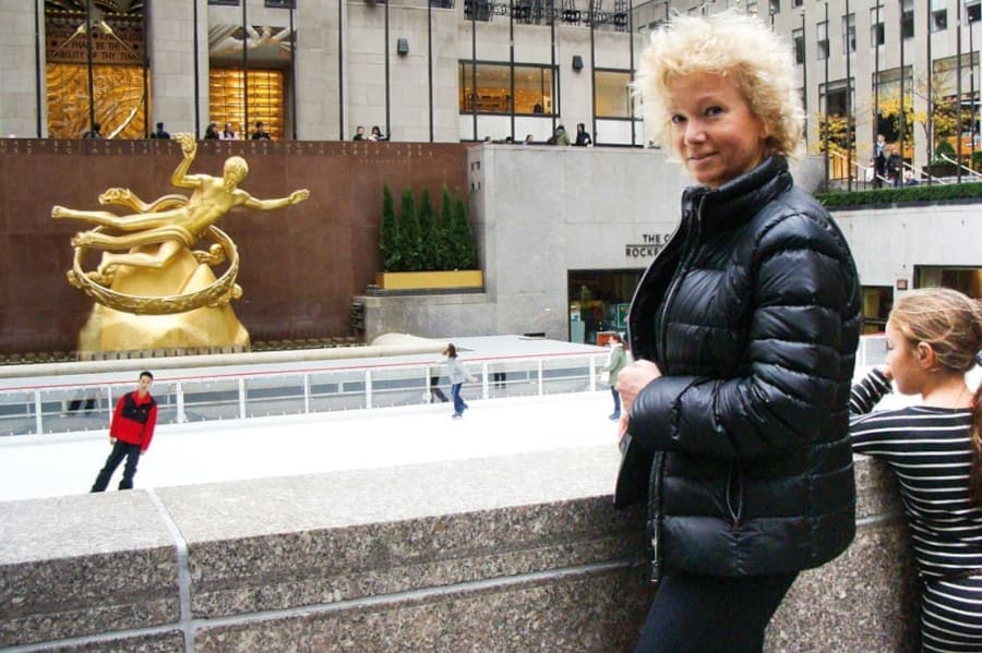 Violetta Kowalczyk i miasto w mieście, czyli Rockefeller Center.